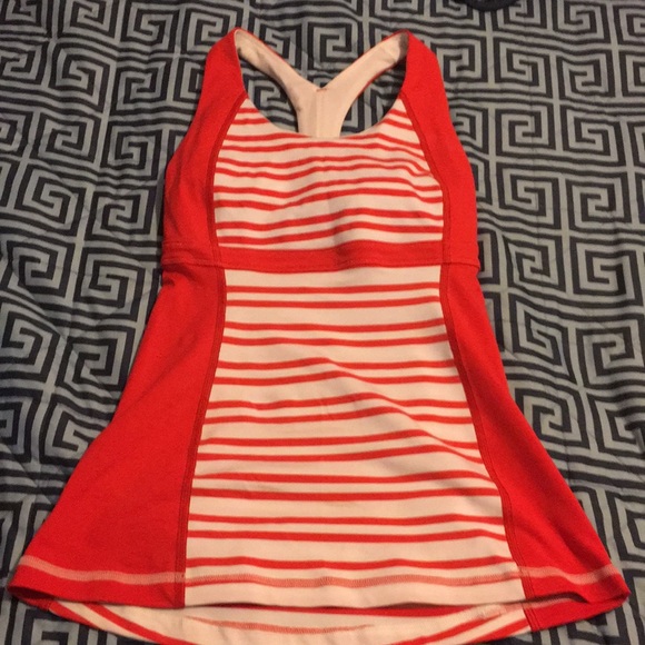 lululemon athletica Other - Swimming/Workout tank top red and white